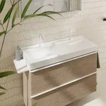 hansgrohe Xelu Q Waschtisch 61037450 1000x480mm, mit 2 Hahnl&ouml;chern, ohne &Uuml;berlauf,