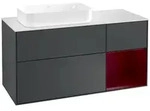 Villeroy und Boch Finion Waschtischunterschrank F281HBHG 120cm, Abdeckplatte...