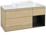 Villeroy und Boch Finion Waschtischunterschrank F711PDPC 120x60,3x50,1cm, Regal