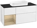 Villeroy und Boch Finion Waschtischunterschrank F292PCGF 120cm, Abdeckplatte...