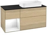 Villeroy und Boch Finion Waschtischunterschrank F682GFPC 120x60,3x50,1cm, Regal...