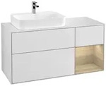 Villeroy und Boch Finion Waschtischunterschrank F401PCMT 120cm, Abdeckplatte...