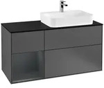 Villeroy und Boch Finion Waschtischunterschrank F392HGGK 120cm, Abdeckplatte...