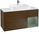 Villeroy und Boch Finion Waschtischunterschrank F421GMGN 120cm, Abdeckplatte...