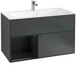 Villeroy und Boch Finion Waschtischunterschrank F030PDHG 99,6x59,1x49,8cm, Regal