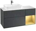 Villeroy und Boch Finion Waschtischunterschrank F401HFHG 120cm, Abdeckplatte...