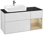 Villeroy und Boch Finion Waschtischunterschrank F402PCMT 120cm, Abdeckplatte...