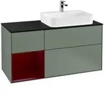 Villeroy und Boch Finion Waschtischunterschrank F392HBGM 120cm, Abdeckplatte...