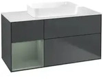 Villeroy und Boch Finion Waschtischunterschrank F701GMHG 120x60,3x50,1cm, Regal...
