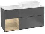 Villeroy und Boch Finion Waschtischunterschrank F271PCGK 120cm, Abdeckplatte...