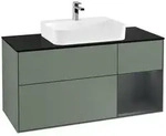 Villeroy und Boch Finion Waschtischunterschrank F422HGGM 120cm, Abdeckplatte...