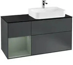 Villeroy und Boch Finion Waschtischunterschrank F392GMHG 120cm, Abdeckplatte...