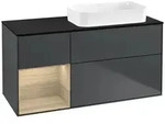 Villeroy und Boch Finion Waschtischunterschrank F682PCHG 120x60,3x50,1cm, Regal...
