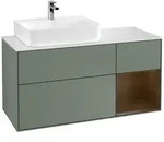 Villeroy und Boch Finion Waschtischunterschrank F151GNGM 120cm, Abdeckplatte...