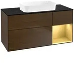 Villeroy und Boch Finion Waschtischunterschrank F712HFGN 120x60,3x50,1cm, Regal