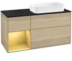 Villeroy und Boch Finion Waschtischunterschrank F272HFPC 120cm, Abdeckplatte...
