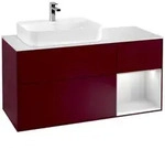Villeroy und Boch Finion Waschtischunterschrank F401MTHB 120cm, Abdeckplatte...