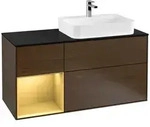 Villeroy und Boch Finion Waschtischunterschrank F392HFGN 120cm, Abdeckplatte...