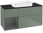 Villeroy und Boch Finion Waschtischunterschrank F702GKGM 120x60,3x50,1cm, Regal...
