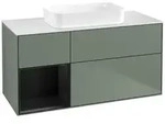 Villeroy und Boch Finion Waschtischunterschrank F701PDGM 120x60,3x50,1cm, Regal...