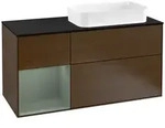 Villeroy und Boch Finion Waschtischunterschrank F272GMGN 120cm, Abdeckplatte...