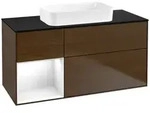 Villeroy und Boch Finion Waschtischunterschrank F702GFGN 120x60,3x50,1cm, Regal...