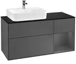 Villeroy und Boch Finion Waschtischunterschrank F152GKGK 120cm, Abdeckplatte...