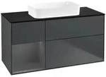 Villeroy und Boch Finion Waschtischunterschrank F702GKHG 120x60,3x50,1cm, Regal...