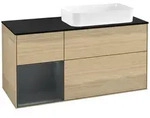 Villeroy und Boch Finion Waschtischunterschrank F682HGPC 120x60,3x50,1cm, Regal...