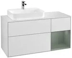 Villeroy und Boch Finion Waschtischunterschrank F401GMMT 120cm, Abdeckplatte...