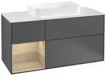 Villeroy und Boch Finion Waschtischunterschrank F291PCGK 120cm, Abdeckplatte...