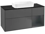 Villeroy und Boch Finion Waschtischunterschrank F712HGGK 120x60,3x50,1cm, Regal