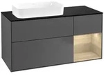 Villeroy und Boch Finion Waschtischunterschrank F692PCGK 120x60,3x50,1cm, Regal