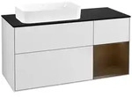 Villeroy und Boch Finion Waschtischunterschrank F692GNMT 120x60,3x50,1cm, Regal
