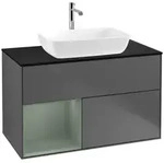 Villeroy und Boch Finion Waschtischunterschrank F772GMGK 100cm, Abdeckplatte...