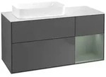 Villeroy und Boch Finion Waschtischunterschrank F691GMGK 120x60,3x50,1cm, Regal