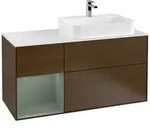 Villeroy und Boch Finion Waschtischunterschrank F391GMGN 120cm, Abdeckplatte...