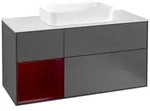 Villeroy und Boch Finion Waschtischunterschrank F291HBGK 120cm, Abdeckplatte...