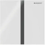 Geberit Typ 40 Abdeckplatte 246121SI1 f&uuml;r Urinalsteuerung IR, Square, wei&szlig;