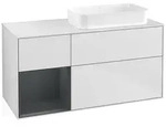 Villeroy und Boch Finion Waschtischunterschrank F681HGMT 120x60,3x50,1cm, Regal...