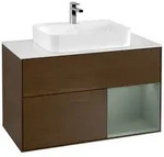 Villeroy und Boch Finion Waschtischunterschrank F371GMGN 100cm, Abdeckplatte...