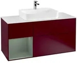 Villeroy und Boch Finion Waschtischunterschrank F411GMHB 120cm, Abdeckplatte...