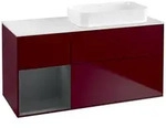 Villeroy und Boch Finion Waschtischunterschrank F681HGHB 120x60,3x50,1cm, Regal...