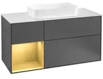 Villeroy und Boch Finion Waschtischunterschrank F291HFGK 120cm, Abdeckplatte...