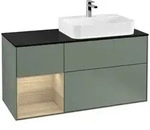 Villeroy und Boch Finion Waschtischunterschrank F392PCGM 120cm, Abdeckplatte...