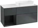 Villeroy und Boch Finion Waschtischunterschrank F271PDHG 120cm, Abdeckplatte...