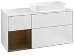 Villeroy und Boch Finion Waschtischunterschrank F681GNMT 120x60,3x50,1cm, Regal...