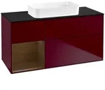 Villeroy und Boch Finion Waschtischunterschrank F702GNHB 120x60,3x50,1cm, Regal...