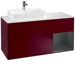 Villeroy und Boch Finion Waschtischunterschrank F401HGHB 120cm, Abdeckplatte...