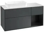 Villeroy und Boch Finion Waschtischunterschrank F281PDHG 120cm, Abdeckplatte...